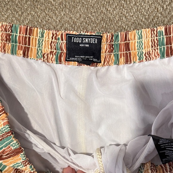 Todd Snyder Multicolor Striped Swim Shorts - Picture 2 of 3